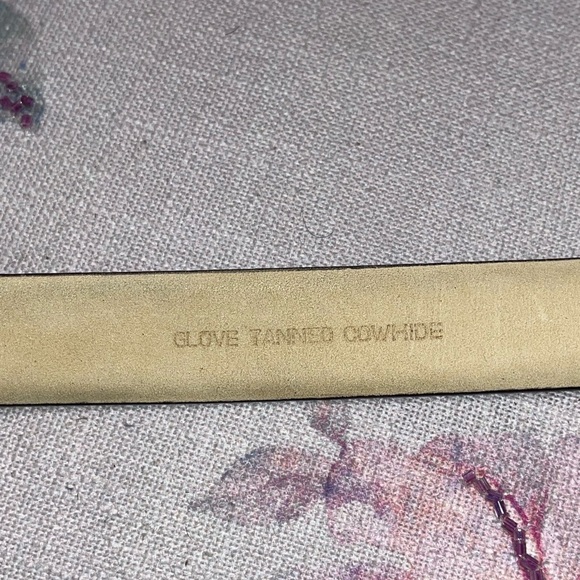 VINTAGE YSL WOMENS BELT SZ 36/90 FITS SZ 10/12 - Picture 3 of 9